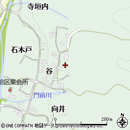 京都府相楽郡和束町門前谷周辺の地図