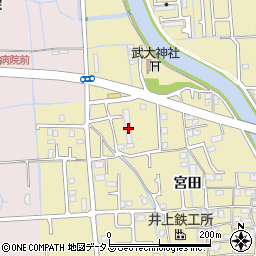 兵庫県姫路市勝原区宮田573周辺の地図