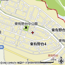 兵庫県神戸市北区東有野台周辺の地図