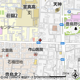 池田市医師会立訪問看護ステーション石橋周辺の地図