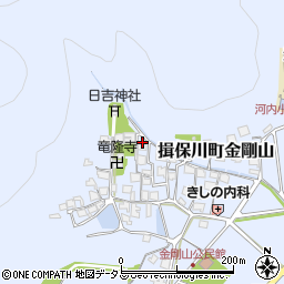 兵庫県たつの市揖保川町金剛山508周辺の地図