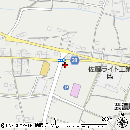 三重県津市芸濃町椋本2738周辺の地図