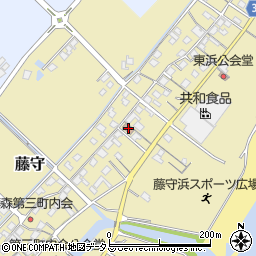 藤守地区コミュニティー防災センター周辺の地図