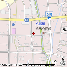 静岡県浜松市浜名区永島814周辺の地図