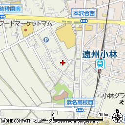 静岡県浜松市浜名区小林1345周辺の地図