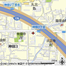 株式会社天光社　千の風物流センター周辺の地図