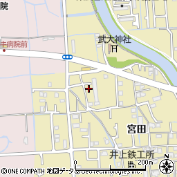 兵庫県姫路市勝原区宮田周辺の地図