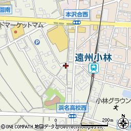 静岡県浜松市浜名区小林1376周辺の地図