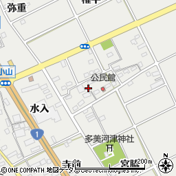 愛知県豊川市宿町中島76周辺の地図