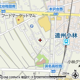 静岡県浜松市浜名区小林1347周辺の地図