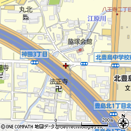 神田３東周辺の地図