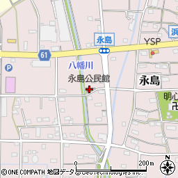 静岡県浜松市浜名区永島833周辺の地図