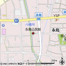永島公民館周辺の地図