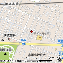 兵庫県姫路市広畑区小坂33-1周辺の地図