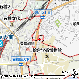 日商岩井石橋マンション周辺の地図