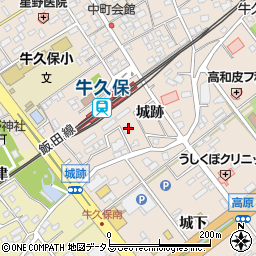 愛知県豊川市牛久保町城跡85周辺の地図