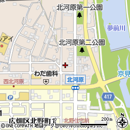 兵庫県姫路市広畑区北河原町40周辺の地図