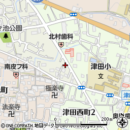 大阪府枚方市野村中町44-14周辺の地図