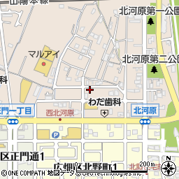 兵庫県姫路市広畑区北河原町13周辺の地図