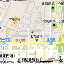 兵庫県姫路市広畑区北河原町12周辺の地図