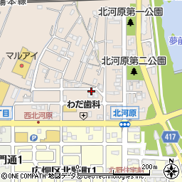 兵庫県姫路市広畑区北河原町9周辺の地図