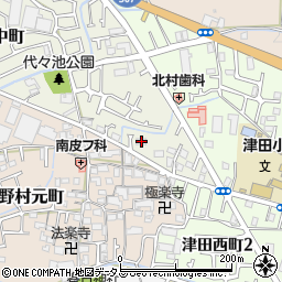 大阪府枚方市野村中町46-1周辺の地図