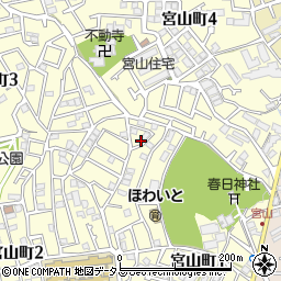 大阪府豊中市宮山町2丁目3-32周辺の地図