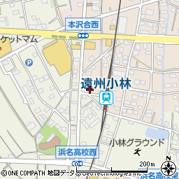 静岡県浜松市浜名区小林888周辺の地図