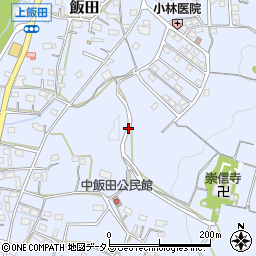 静岡県周智郡森町飯田周辺の地図