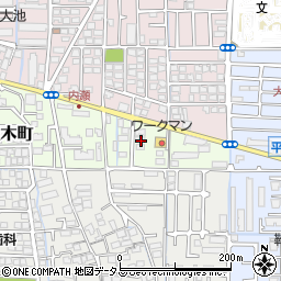 大阪府茨木市並木町21-25周辺の地図