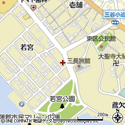 愛知県蒲郡市三谷町若宮176周辺の地図