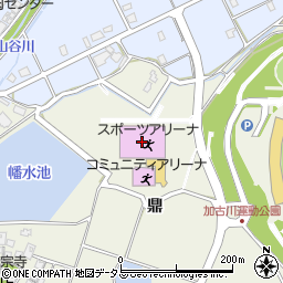 加古川市立総合体育館周辺の地図
