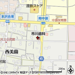 静岡県浜松市浜名区西美薗2537周辺の地図