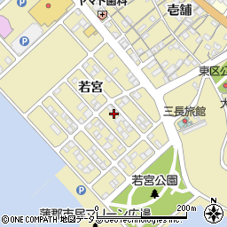 愛知県蒲郡市三谷町若宮188周辺の地図