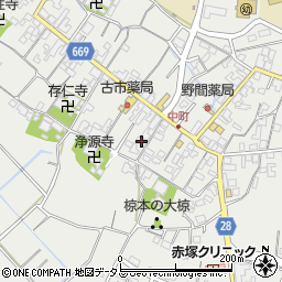 三重県津市芸濃町椋本637周辺の地図
