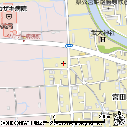 兵庫県姫路市勝原区宮田543周辺の地図