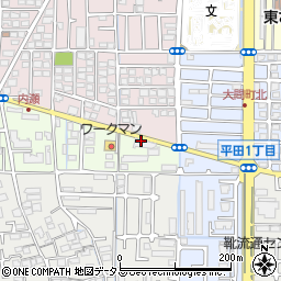 大阪府茨木市並木町22-3周辺の地図
