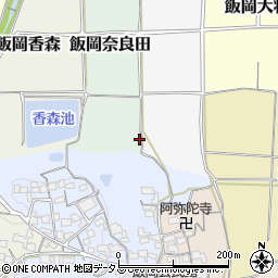 京都府京田辺市飯岡奈良田34周辺の地図