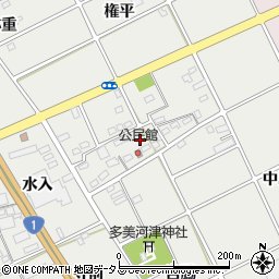 愛知県豊川市宿町中島54周辺の地図