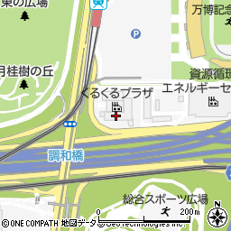 大阪府吹田市千里万博公園4-3周辺の地図
