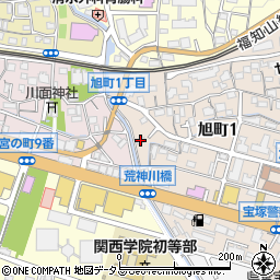 鶴居荘周辺の地図