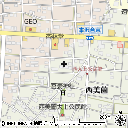 静岡県浜松市浜名区西美薗2476周辺の地図