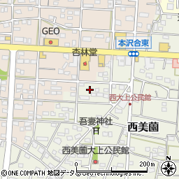 静岡県浜松市浜名区西美薗2472周辺の地図