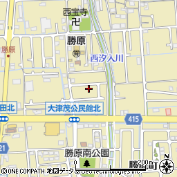 兵庫県姫路市勝原区宮田126-13周辺の地図