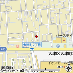 兵庫県姫路市勝原区山戸105周辺の地図