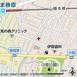 兵庫県姫路市広畑区小坂63-14周辺の地図