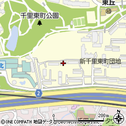 ＵＲ新千里東町Ｃ５周辺の地図