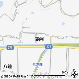 愛知県知多郡美浜町布土志洞周辺の地図