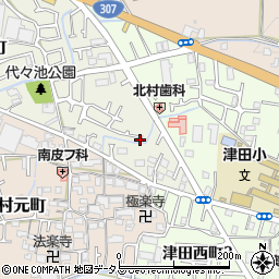 大阪府枚方市野村中町31-6周辺の地図