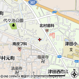 大阪府枚方市野村中町31-5周辺の地図